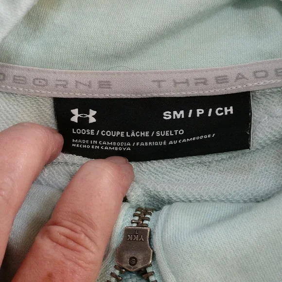 Women's Under Armour Full Zip Athletic Jacket Size S - Picture 5 of 8